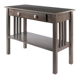 Stafford Console Hall Table, Oyster Gray - 16033